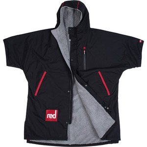 2022 Red Paddle Co Womens / Junior Short Sleeve Pro Change Robe Jacket 002-009-006-0047 - Black